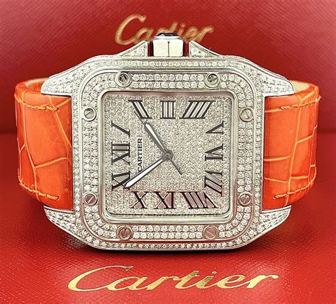 cartier santos 100 xl ref 2656|cartier santos 100 xl diamond.